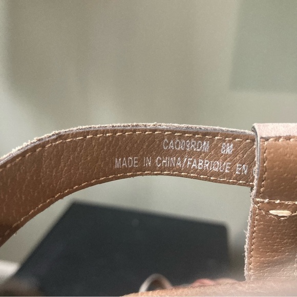 Cobb Hill | Michelle Open Toe Leather Woven Strappy Basket Wedge Heel Sandal - Picture 6 of 8